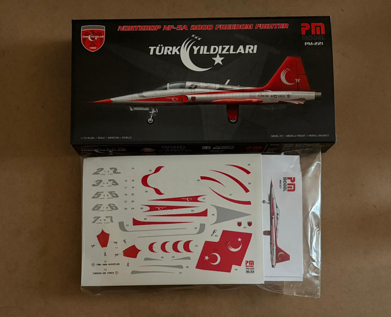 Northrop F-5 A 2000 Freedom Fighter PM Model Demonte Plastik Uçak Maket Kiti
