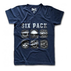 SIX PACK Tshirt LACIVERT V YAKA