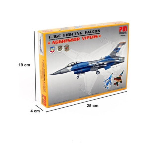 F-16 C Aggressor PM Model Montajlı Plastik Uçak Maket Kiti
