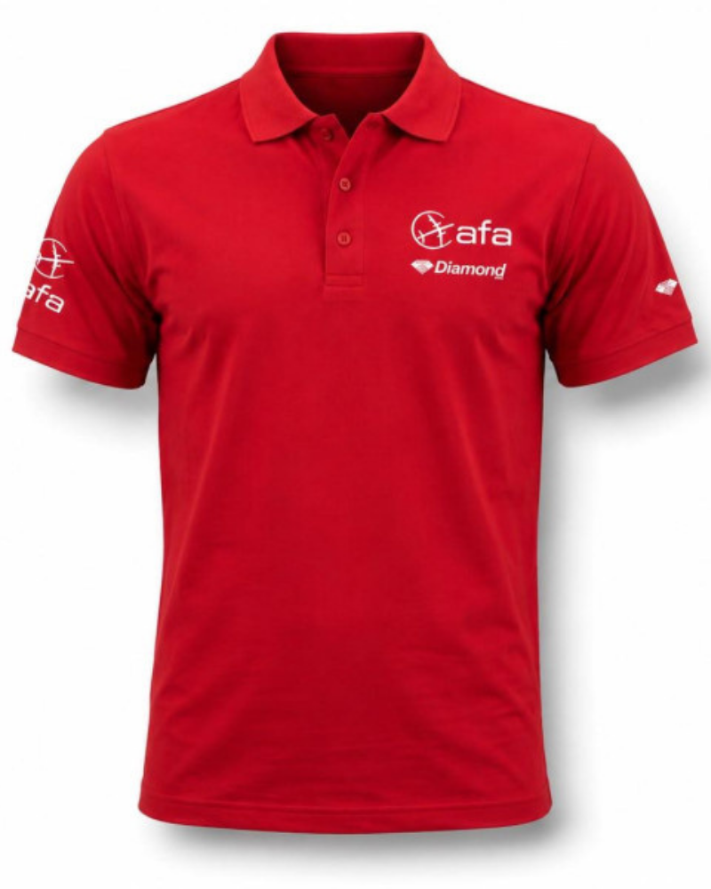 Kırmızı "Afa Diamond" Tshirt