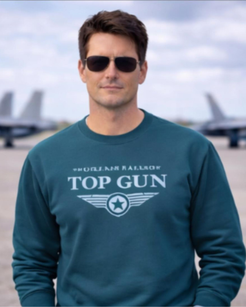 TOP GUN BASKILI SWEAT Petrol