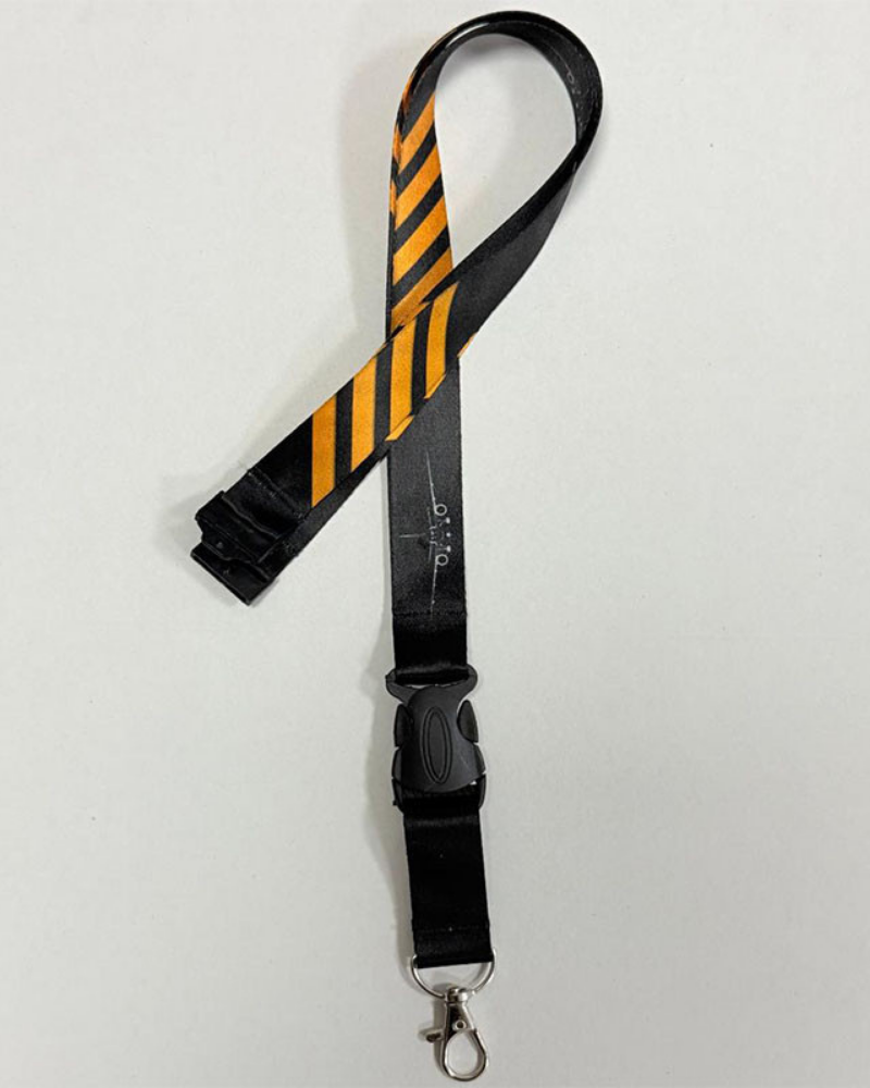 Boyun Askısı Lanyard 4 Sırma (Kaptan) Airbus Temalı Siyah