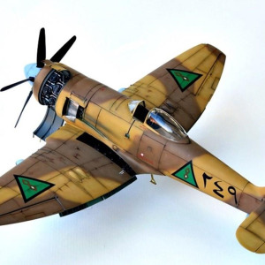 Hawker Sea Fury T-61 Pm Model Avcı-Eğitim Uçağı Demonte Plastik Maketi