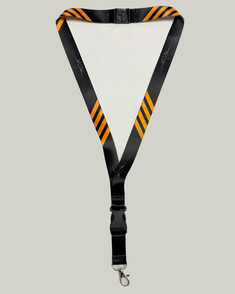 Boyun Askısı Lanyard 4 Sırma (Kaptan) Boeing 737 Temalı Siyah