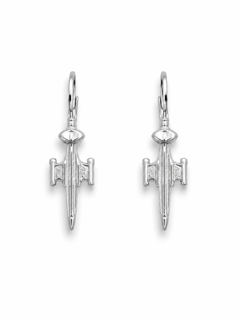 Küpe "F-4" Silver