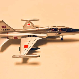Northrop F-5 B Agressor Fighter PM Model Demonte Plastik Uçak Maket Kiti