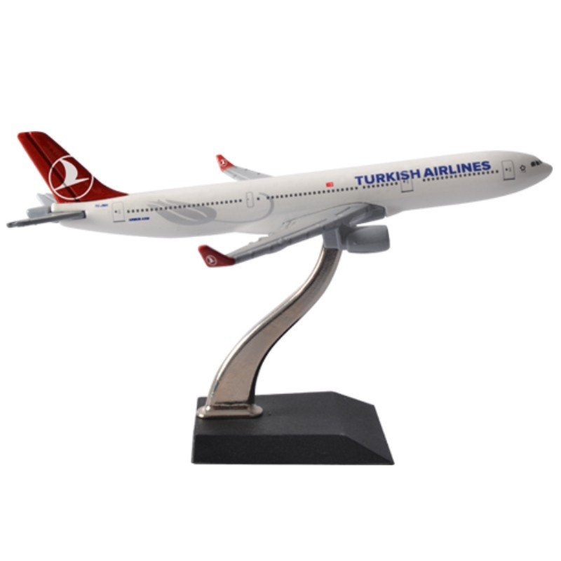 İsme Özel Airbus A 330 TK Koleksiyon 1/200 Model Uçak Masaüstü Sergi Maket Uçağı