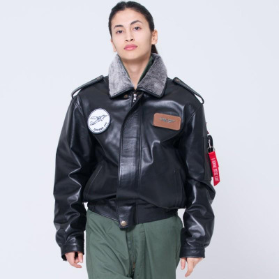 CAT3A Deri Pilot Montu Siyah