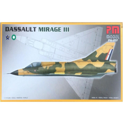 Dassault Mirage III PM Model 1/72 Demonte Plastik Uçak Maketi
