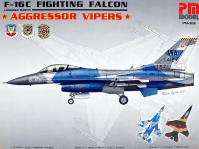 PM- F16C Aggressor 1/72 Model Uçak Maketi Kiti