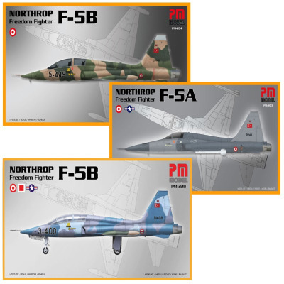 PM Model MAKET SET ( F-5 B , F-5 A, F-5 B AGG )