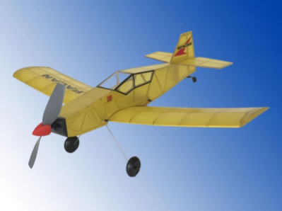 PM-2003 AFACAN Lastik Motorlu Serbest Uçuş Model Uçak Kiti