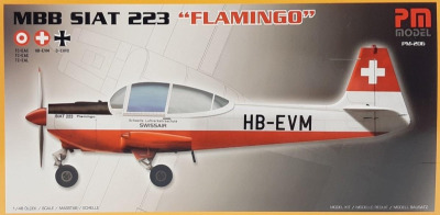 MBB SIAT 223 Flamingo 1/72 PM Model Demonte Plastik Eğitim Uçağı Maket Kiti