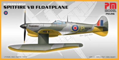 PM-216 Supermarine Spitfire Vb Floatplane 1/72 Model Uçak Maketi Kiti