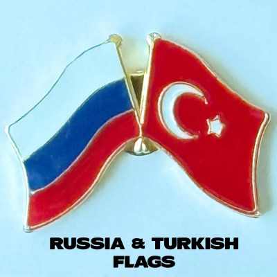 Rusya & Türkiye Bayrak Rozeti
