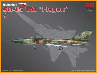 Su-15 TM Flagon 1/72 PM Model Demonte Plastik Uçak Maket Kiti