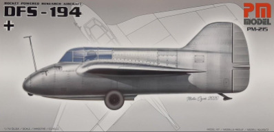 DFS-194 Roket Motorlu Araştırma Uçağı 1/72 PM Model Demonte Plastik Maket Kiti