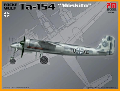 PM-307 Focke-Wulf Ta 154 Moskito 1/72 Gece Avcı Uçağı Model Uçak Maketi Kiti