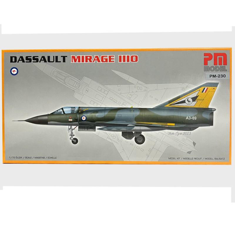 PM Model Dassault Mirage III0 Avcı Uçağı Akrotim Demonte Plastik Maket Kiti