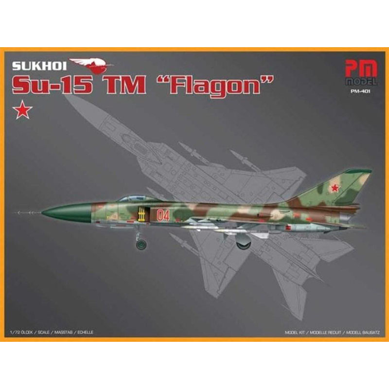 Su-15 TM Flagon 1/72 PM Model Demonte Plastik Uçak Maket Kiti