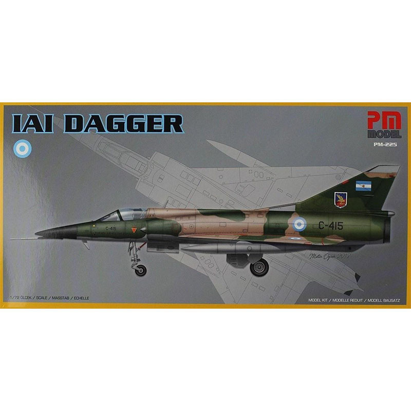 IAI Dagger 1/72 PM Model Demonte Plastik Uçak Maket Kiti