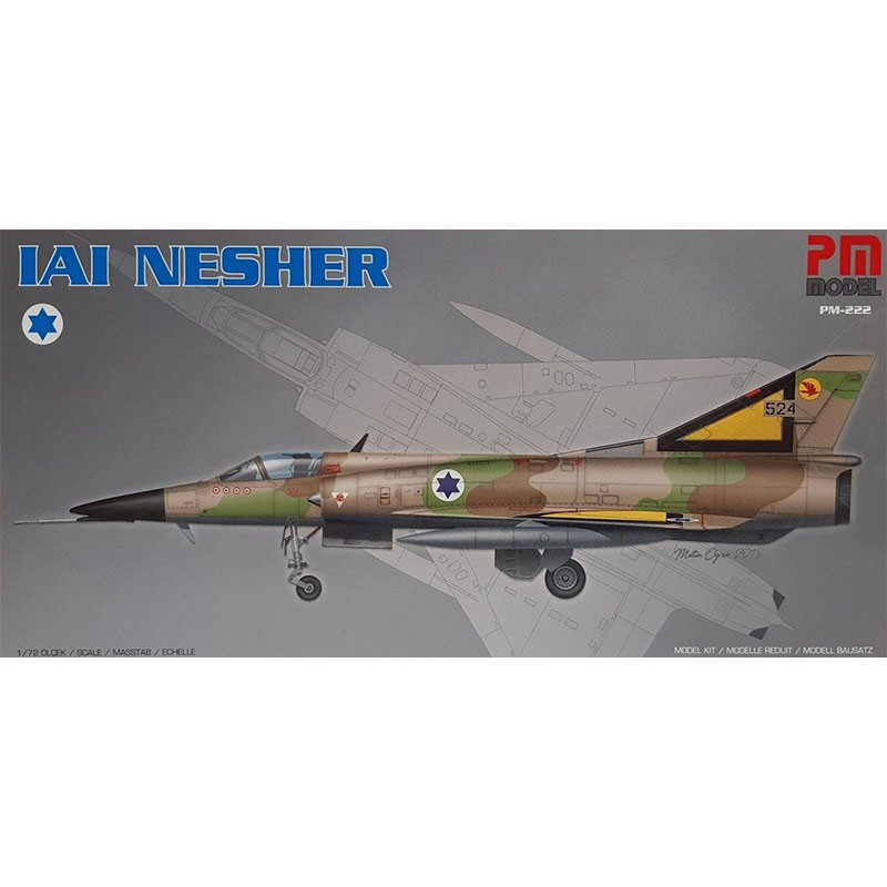 IAI Nesher 1/72 PM Model Demonte Plastik Uçak Maket Kiti