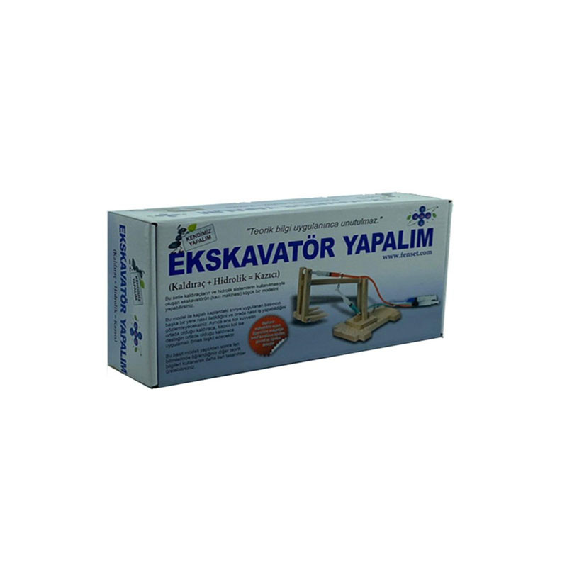 Deney Seti Ekskavatör Hidrolik Kaldıraç Modeli
