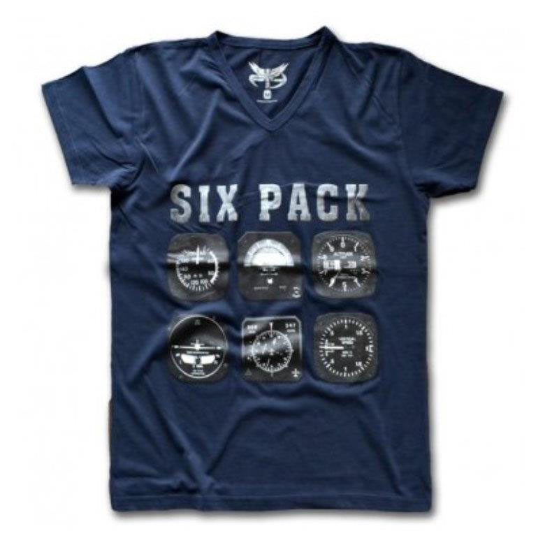 Six Pack Tişört Lacivert V Yaka