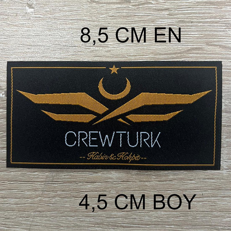 Etiket CrewTürk Ürün Tanımlama Etiketi