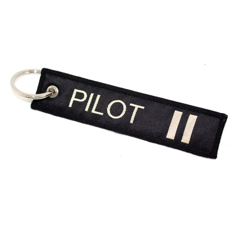 Kumaş Anahtarlık Pilot 2 Sırma Havacılık Temalı