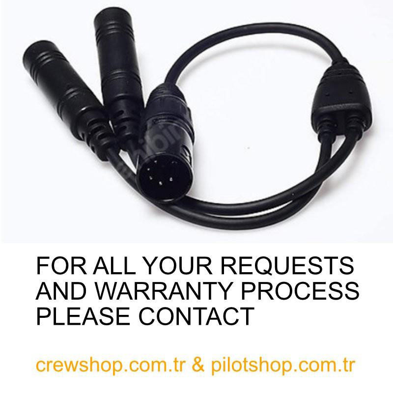 RAAR CC-01 Boeing to Airbus Headset Konnektör Dönüştürücü