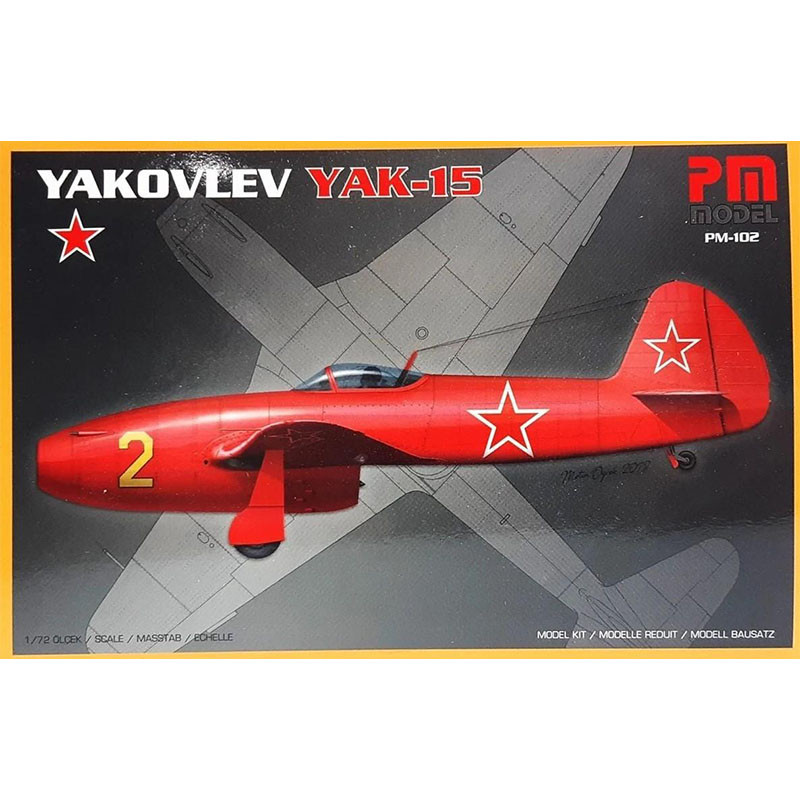 Yakovlev Yak-15 1/72 PM Model Demonte Plastik Uçak Maket Kiti
