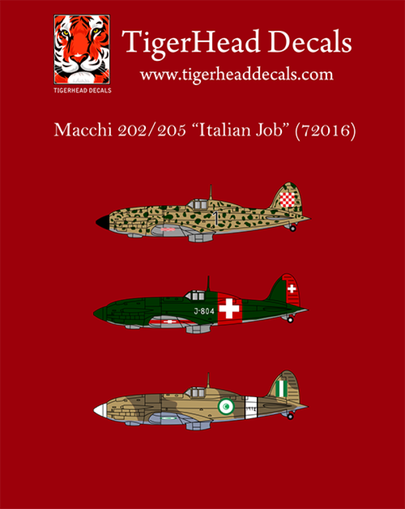 “Italian Job” Macchi 202/205 in International Service ( 1/48 )