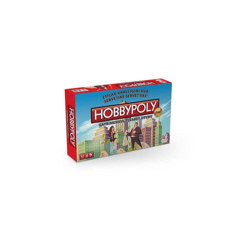 Kutu Oyunu Hobbypoly Emlak ve Ticaret Strateji Seti