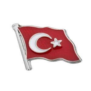 METAL RENK AY YILDIZ ROZET