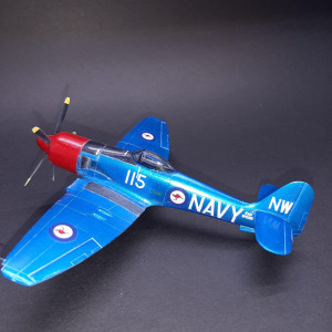 Hawker Sea Fury FB11 Pm Model Avcı Uçağı Demonte Plastik Maketi