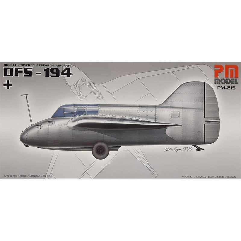 DFS-194 Roket Motorlu Araştırma Uçağı 1/72 PM Model Demonte Plastik Maket Kiti
