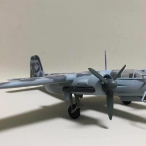 Focke Wulf Ta 154 Moskito Pm Model Gece Avcı Uçağı Demonte Plastik Maketi