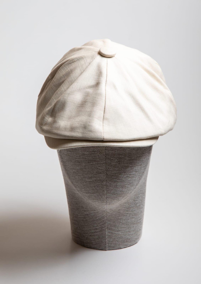 Beckham Model Keten Kasket Şapka (Flat Cap)