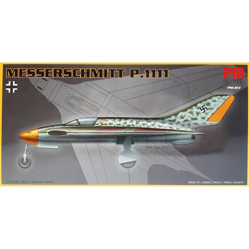 Messerschmitt P.1111 1/72 PM Model Demonte Plastik Uçak Maket Kiti